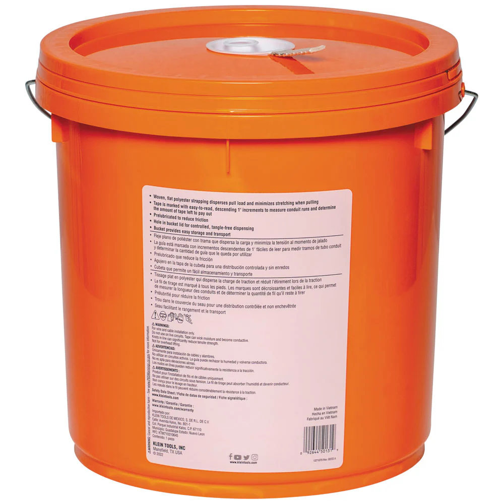 Klein Tools 50131 Conduit Measuring Pull Tape, 1800-Pound x 1300-Foot - Image 13
