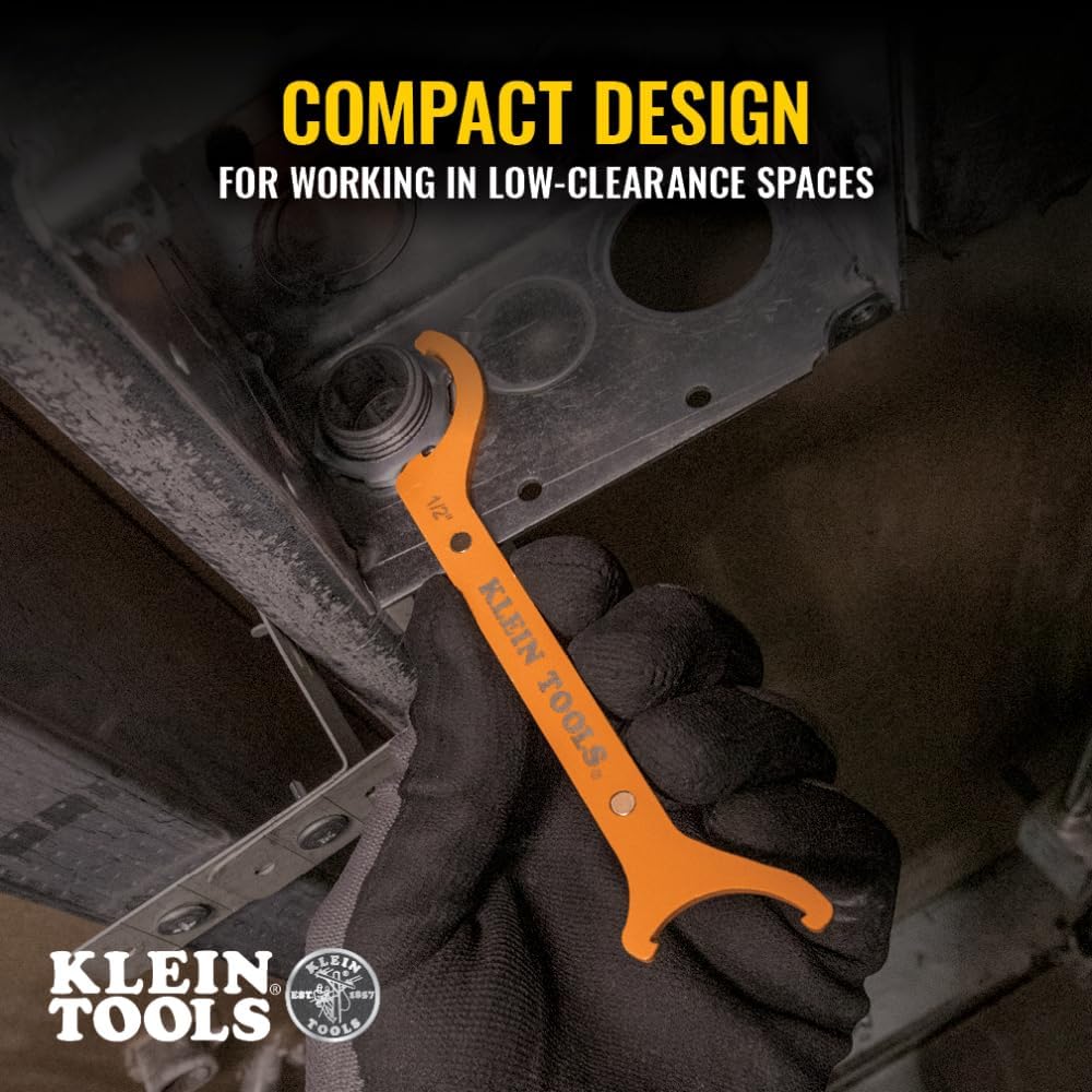 Klein Tools 50901R Straight Locknut Wrench Set - Image 3