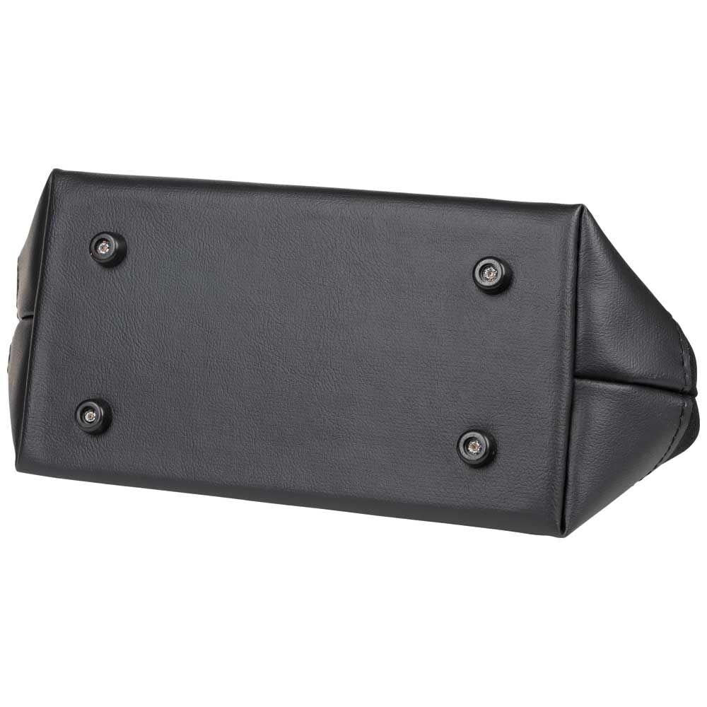 Klein Tools 510212BLK Heavy Duty Black Canvas Tool Bag, Tool Tote, Multi-Purpose Bag with Wide Hinged Opening and Leather Handles, 12-Inch - Image 9