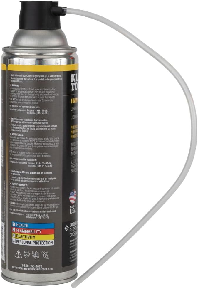 Klein Tools 51100 Wire Pulling Foam Lubricant - Image 4