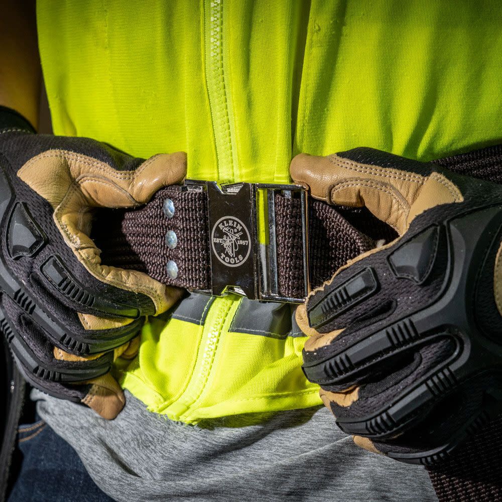 Klein Tools 5225 Tool Belt, Adjustable Electrician Belt is 2-Inch Wide, Adjusts for 48-Inch Waist - Image 8