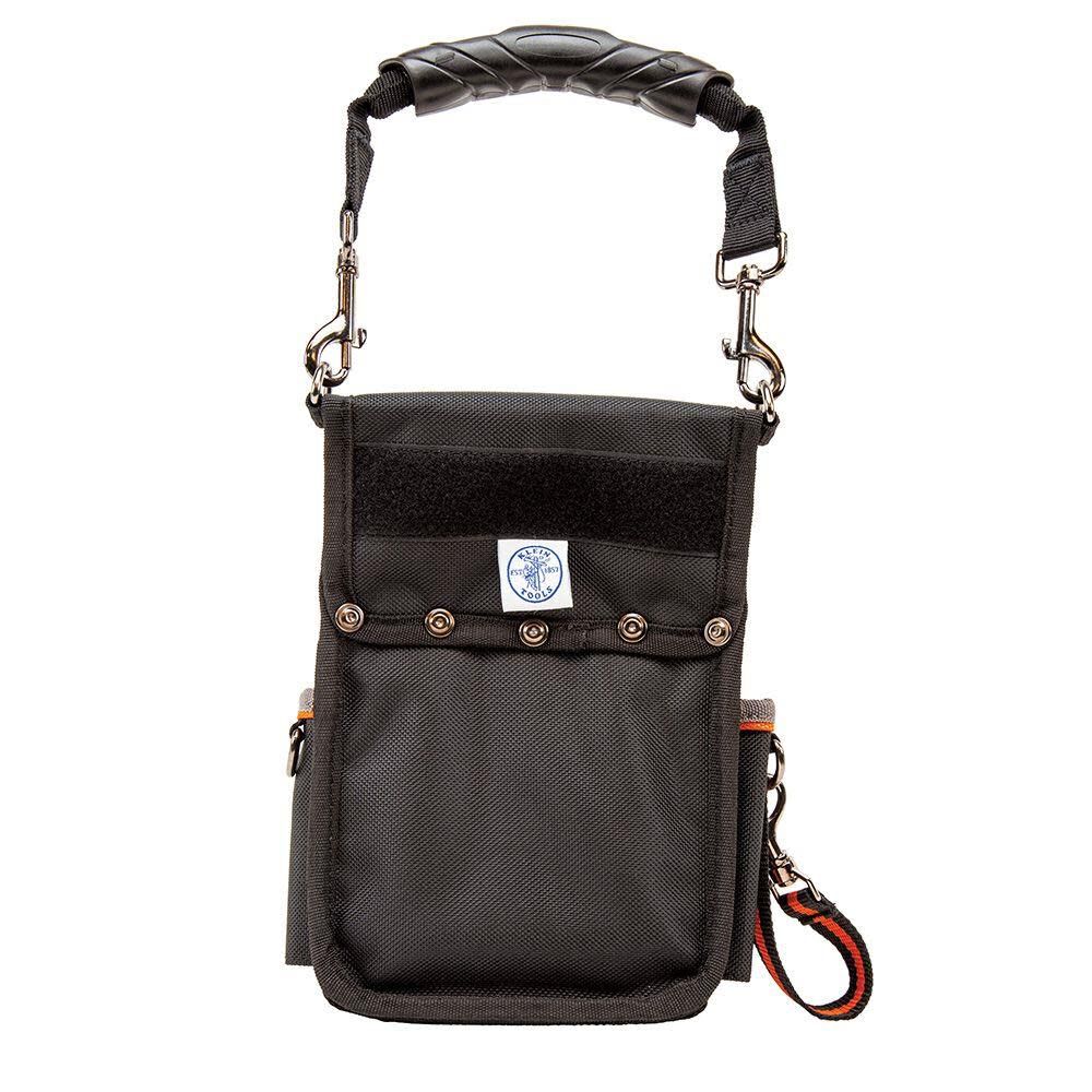 Klein Tools 5242 Tool Pouch, Tradesman Pro tool Pouch with Electrical Tape Thong, Reinforced Bottom, 9 Pockets - Image 6