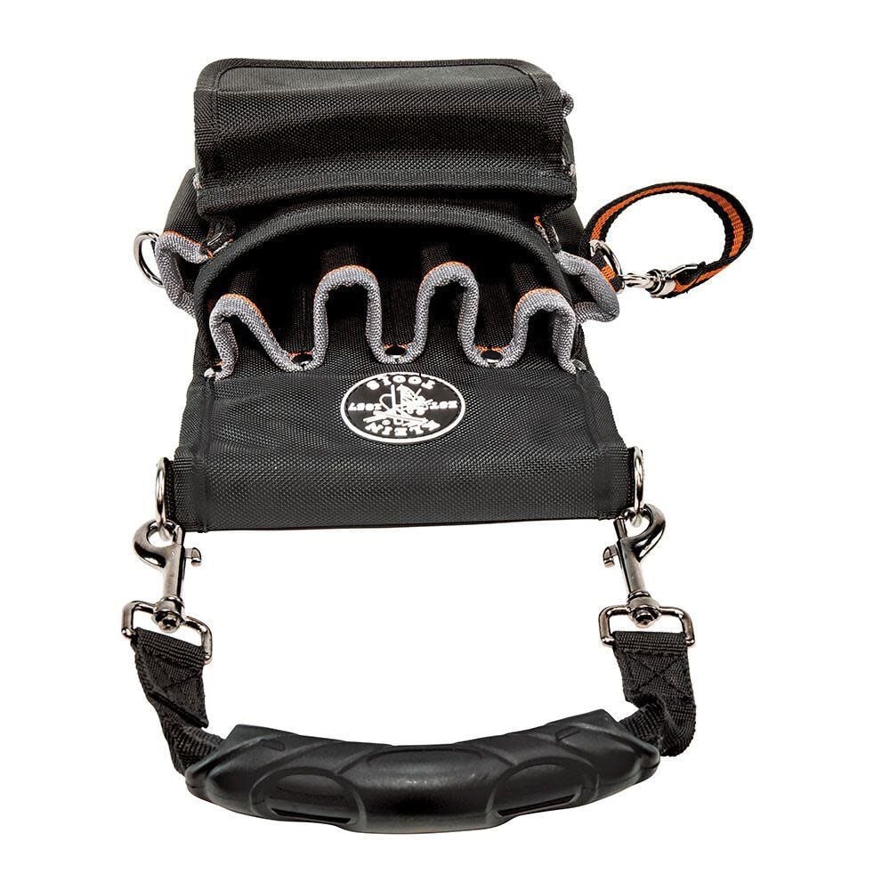 Klein Tools 5242 Tool Pouch, Tradesman Pro tool Pouch with Electrical Tape Thong, Reinforced Bottom, 9 Pockets - Image 7