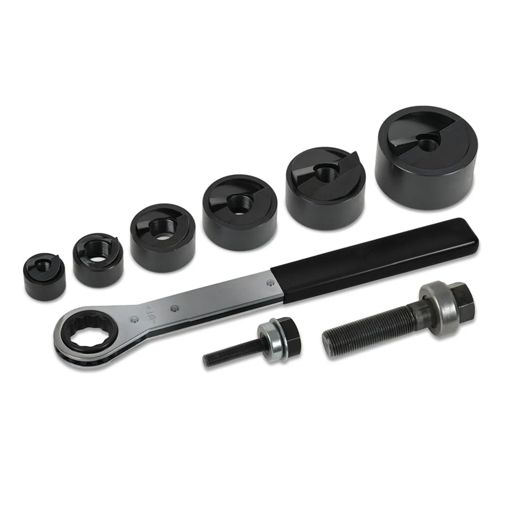 Klein Tools 53732SEN Knockout Punch Set with Wrench - Image 7
