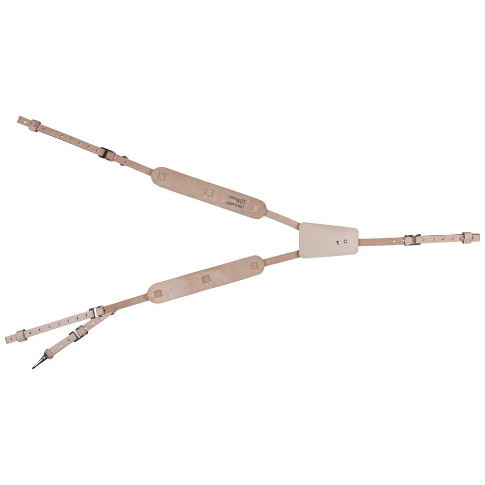 Klein Tools 5413 Soft Leather Work Belt Suspenders - Image 8