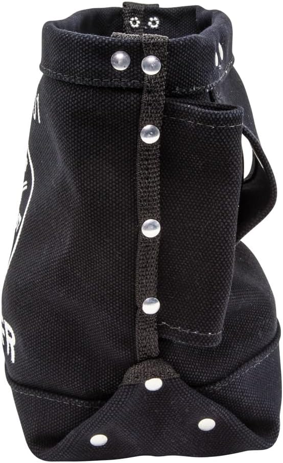 Klein Tools 5416TFR Tool Bag, Flame Resistant Canvas Bag for Bolt Storage with Double Reinforced Bottom and Tunnel Connect, 5 x 10 x 9-Inch - Image 6