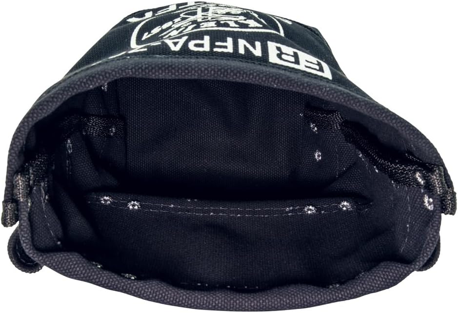 Klein Tools 5416TFR Tool Bag, Flame Resistant Canvas Bag for Bolt Storage with Double Reinforced Bottom and Tunnel Connect, 5 x 10 x 9-Inch - Image 8