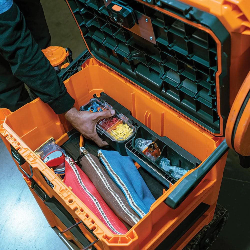Klein Tools 54803MB MODbox Medium Toolbox, Modular Tool Storage System, Side Mounting, Reinforced Handle, Convenient Tool Caddy - Image 7
