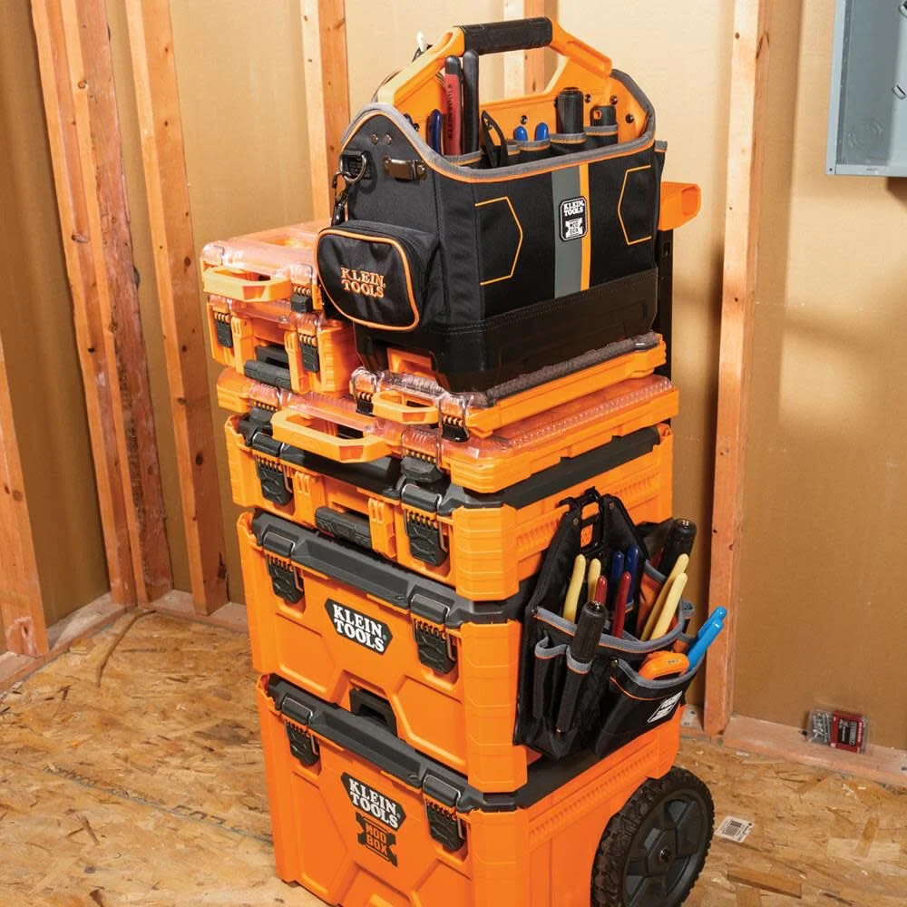 Klein Tools 54812MB MODBox Compact Storage Box, Parts Organizer, Toolbox Connects to MODBox Modular System, Backpack, Tote and Tool Bag - Image 5