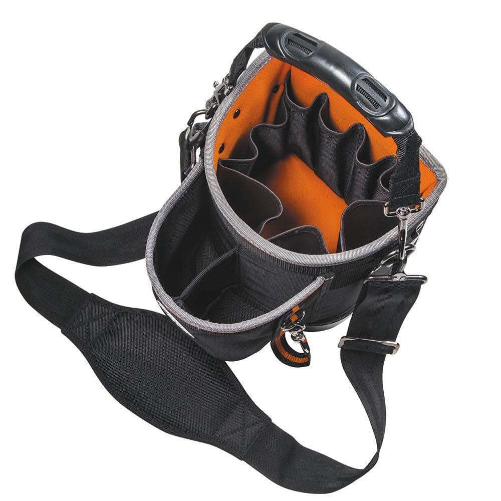 Klein Tools 55419SP-14 Tool Bag with Shoulder Strap Has 14 Pockets for Tool Storage, Can Fit Long Screwdrivers - Image 5