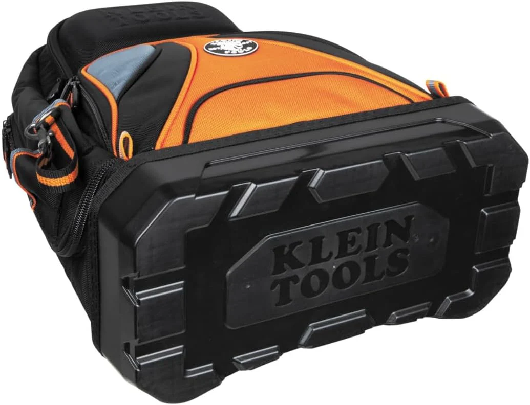 Klein Tools 55421BP-14 Tradesman Pro Tool Bag Backpack, 39 Pockets, Black, 14-Inch - Image 8