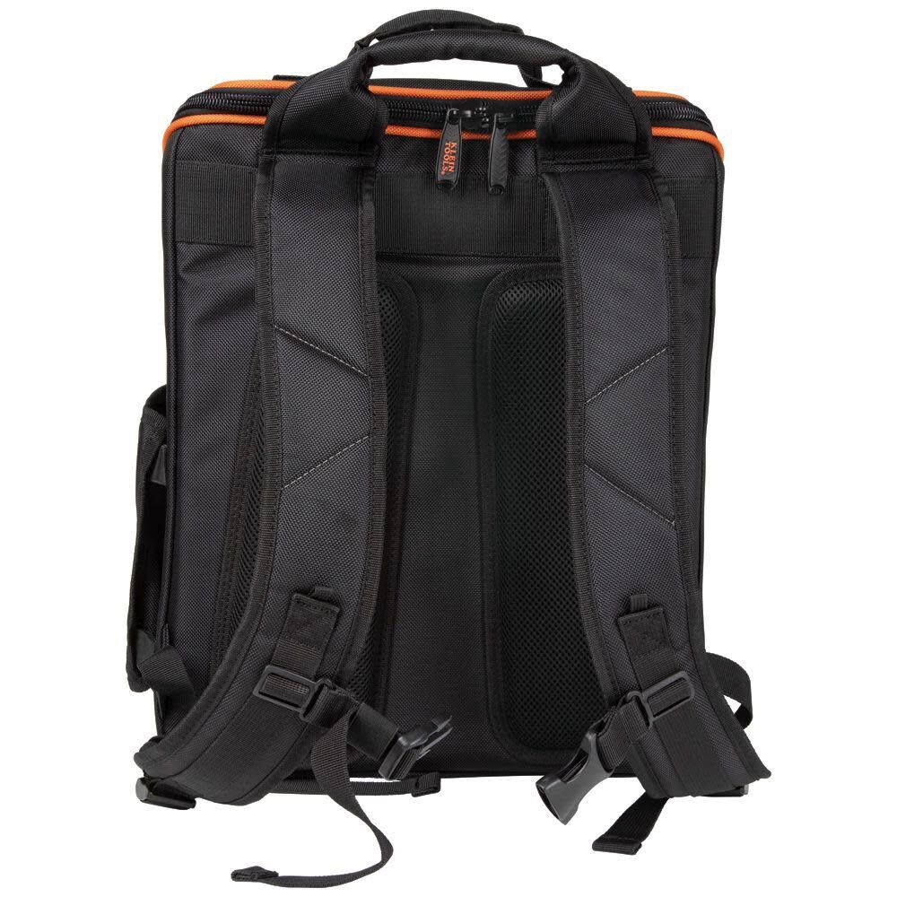 Klein Tools 55482 Tool Bag Backpack, Heavy Duty Tradesman Pro Tool Organizer with 21 Pockets and Large Interior, Water Resistant - Image 12