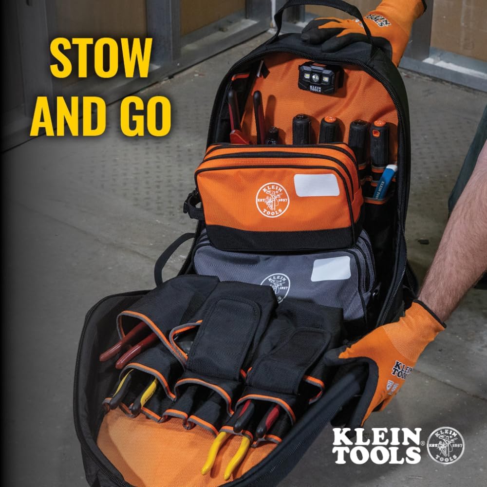 Klein Tools 55579 Double Zipper Tool Bag, 2-Pack - Image 5