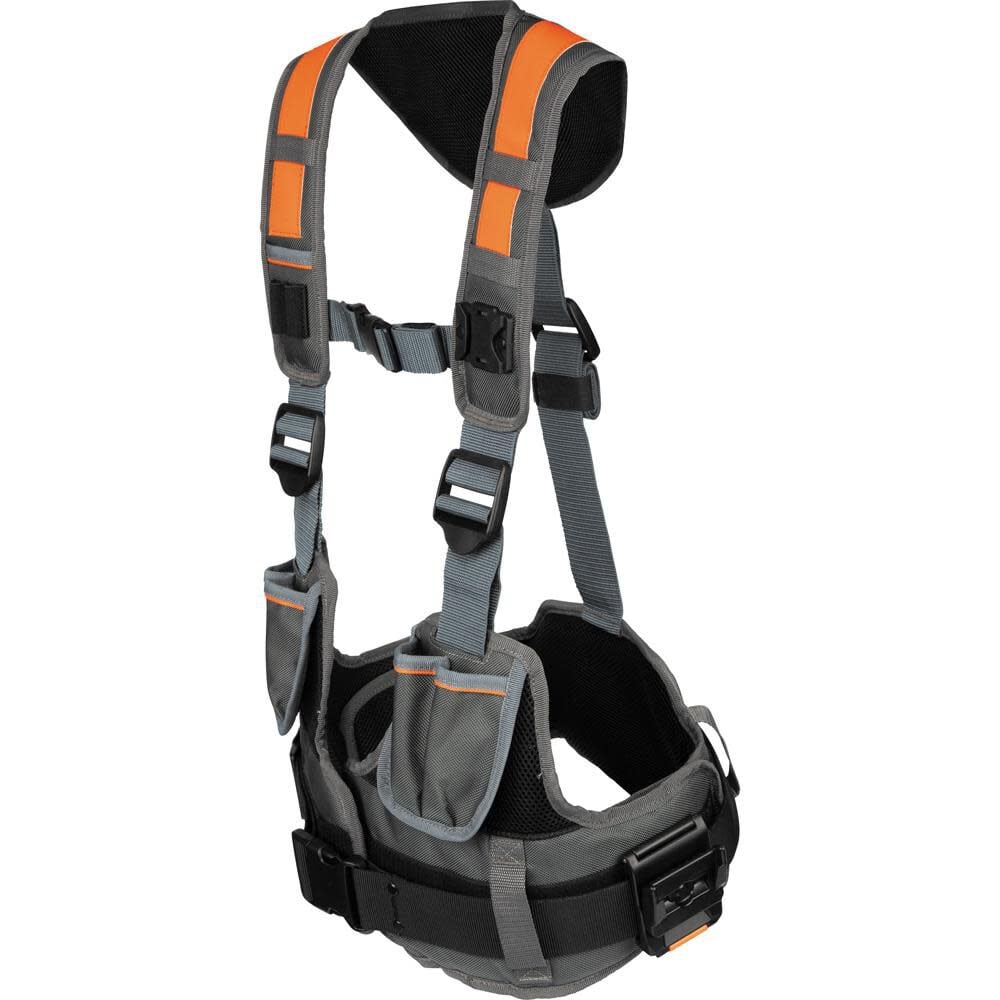 Klein Tools 55829MB Tool Vest with Tool Pouches, Fully Adjustable, Padded Support for Electricians, Carpenters, Construction - Image 7