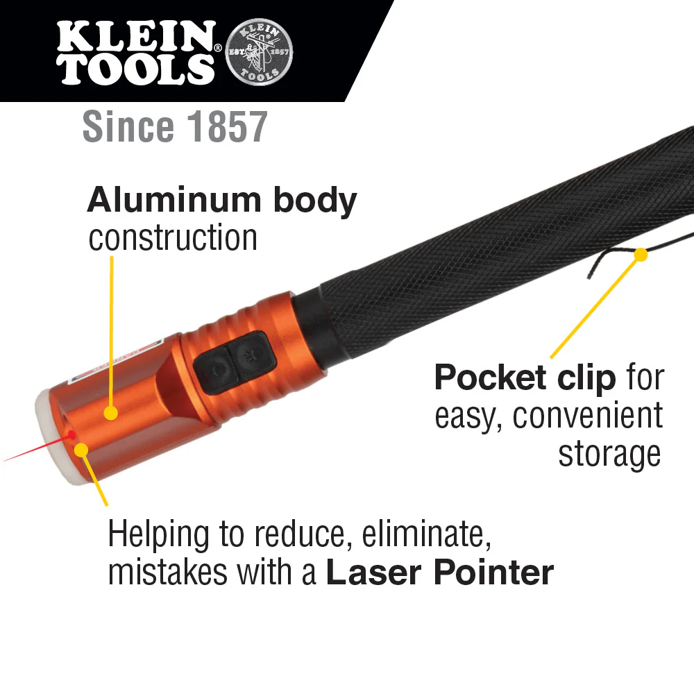 Klein Tools 56026 Inspection Penlight with Laser Pointer - Image 3