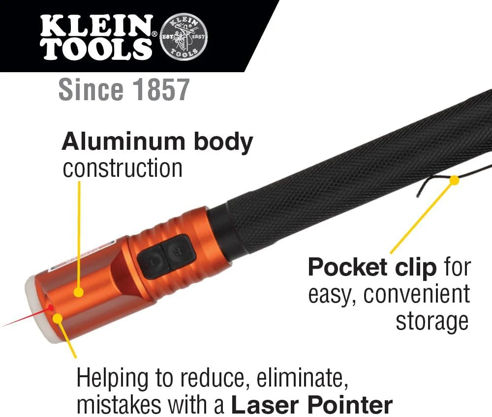 Klein Tools 56026R Inspection Penlight with Laser Pointer - Image 3