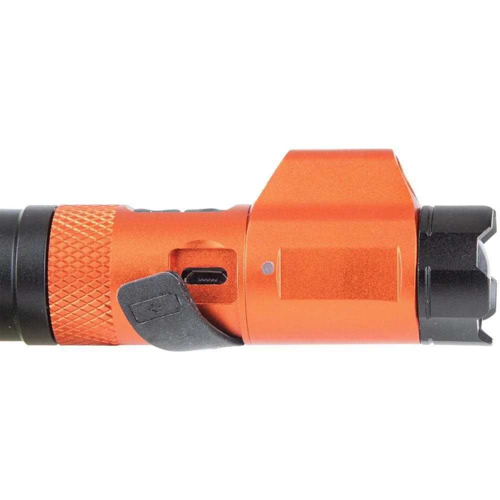 Klein Tools 56040 Magnetic LED Flashlight, 350 Lumen Rechargeable Flashlight, Twist Focus, Laser Pointer, Hands-Free, USB Charging Cable, for Work and Outdoor - Image 8
