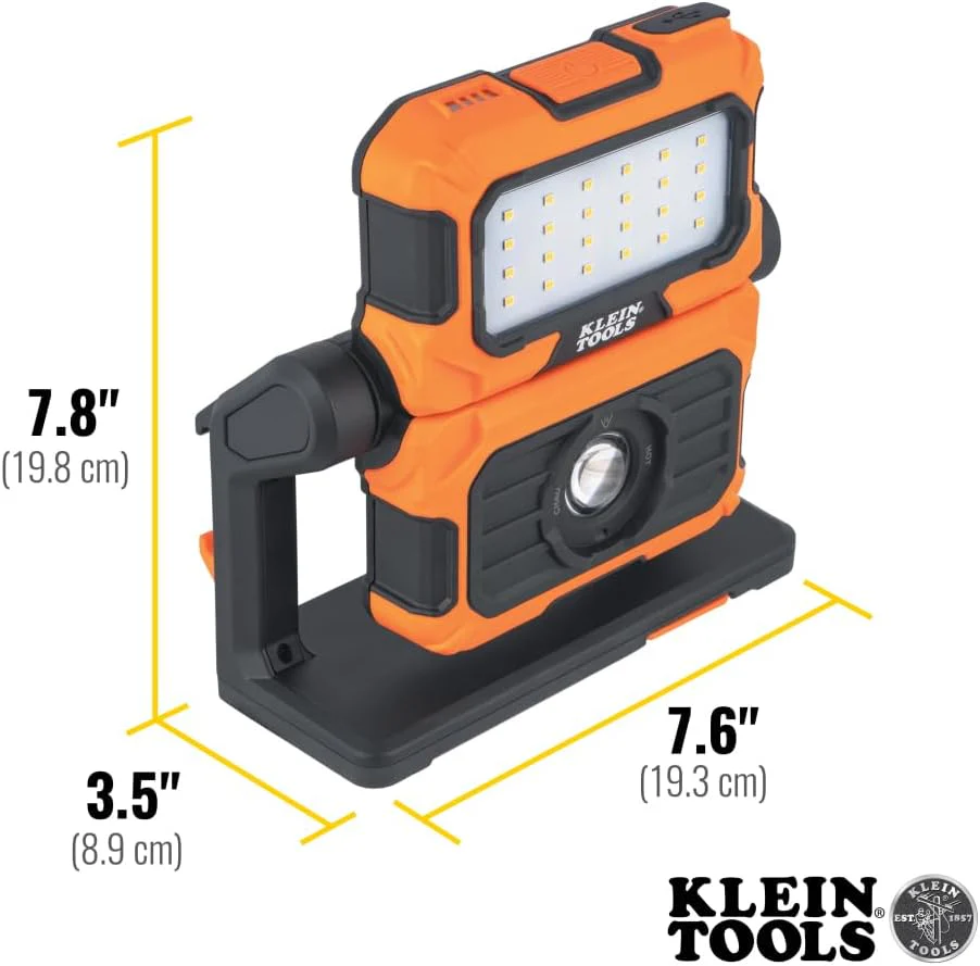 Klein Tools 56417 MODbox Rechargeable Dual Beam LED Work Light - Image 5