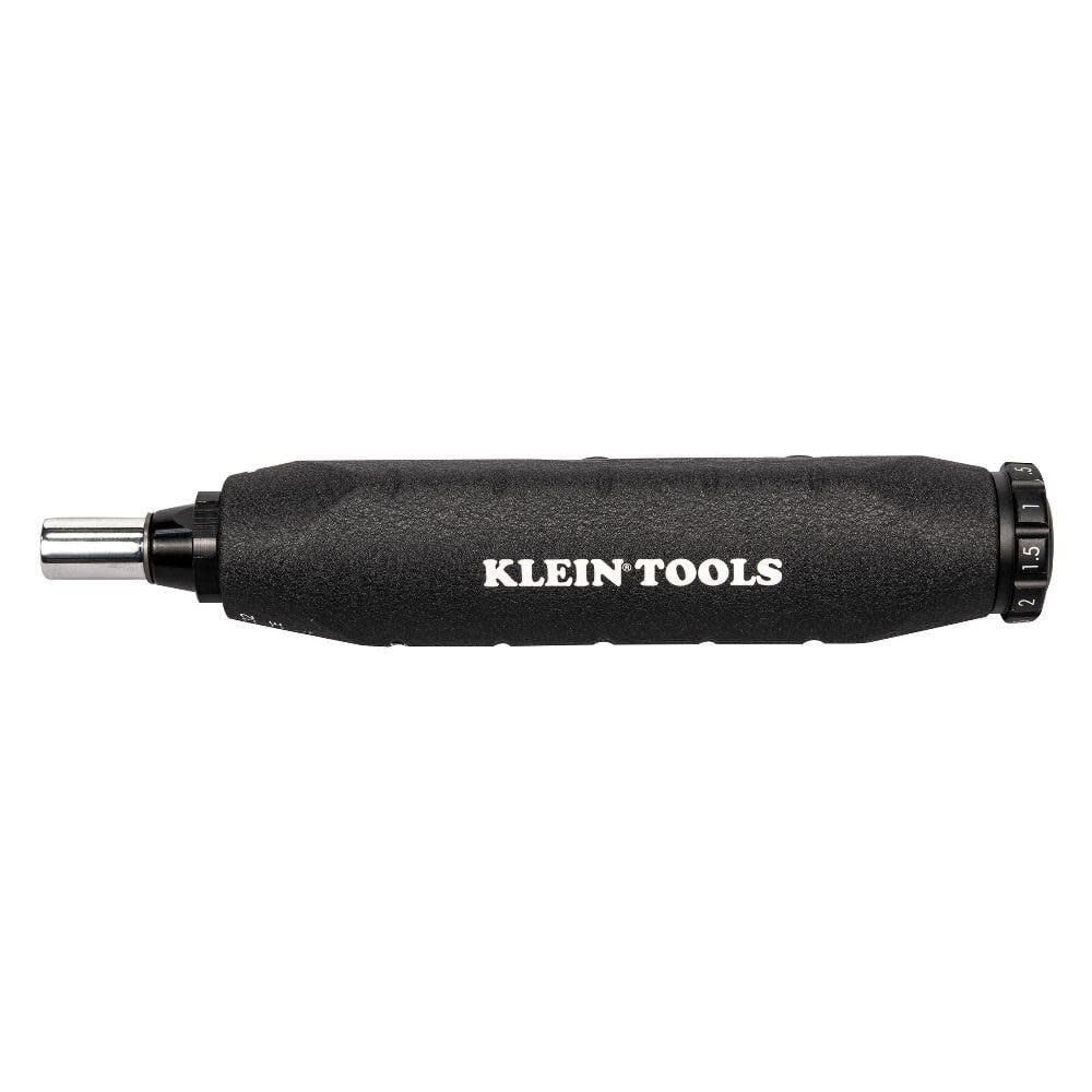 Klein Tools 57032 Screwdriver Set, Made in USA, Torque Screwdriver Kit with Phillips, Slotted, Square Bits, 1/4-Inch Nut Driver, Case Included, 6-Piece - Image 6