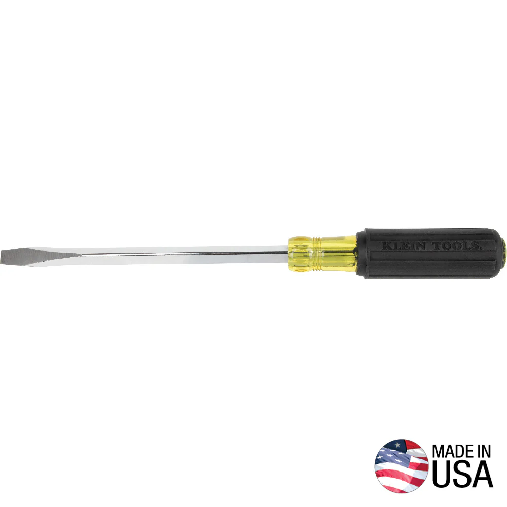 Klein Tools 600-8 3/8-Inch Keystone Screwdriver, 8-Inch Square Shank