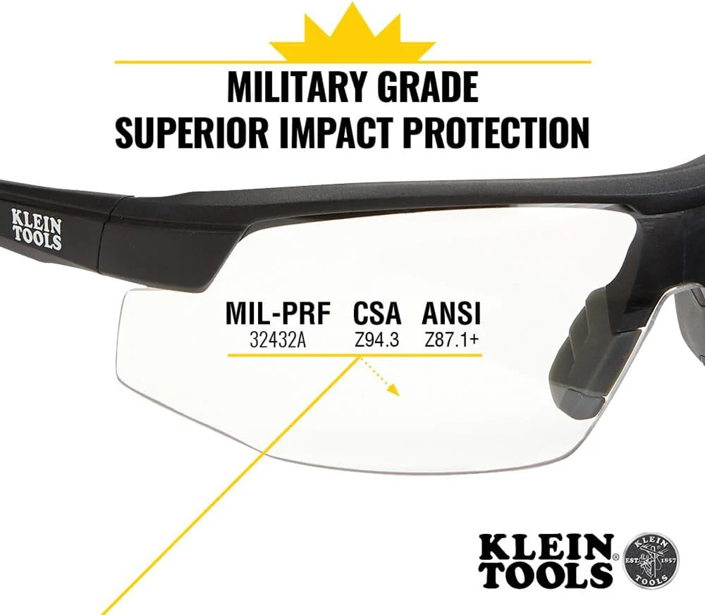 Klein Tools 60159 Standard Safety Glasses, Clear Lens - Image 2