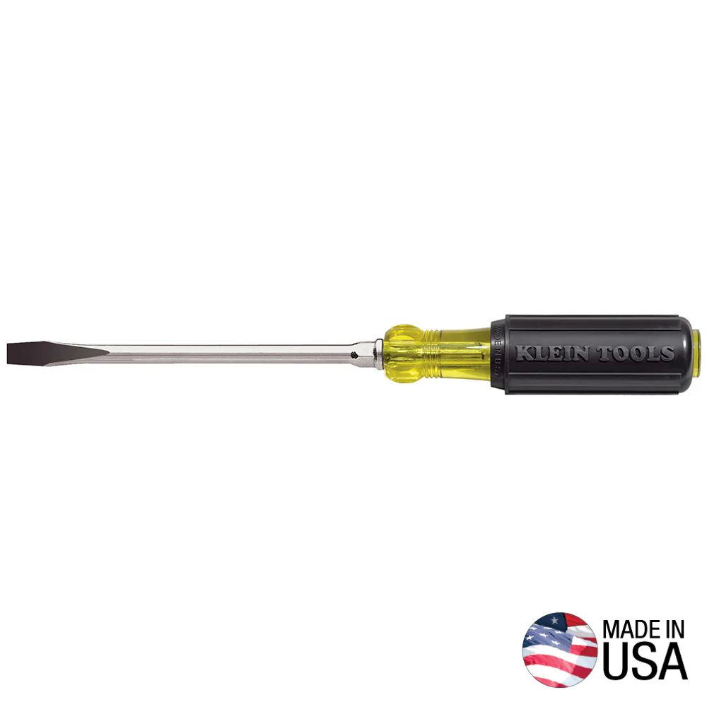 Klein Tools 602-6 5/16-Inch Keystone Screwdriver, 6-Inch Round Shank