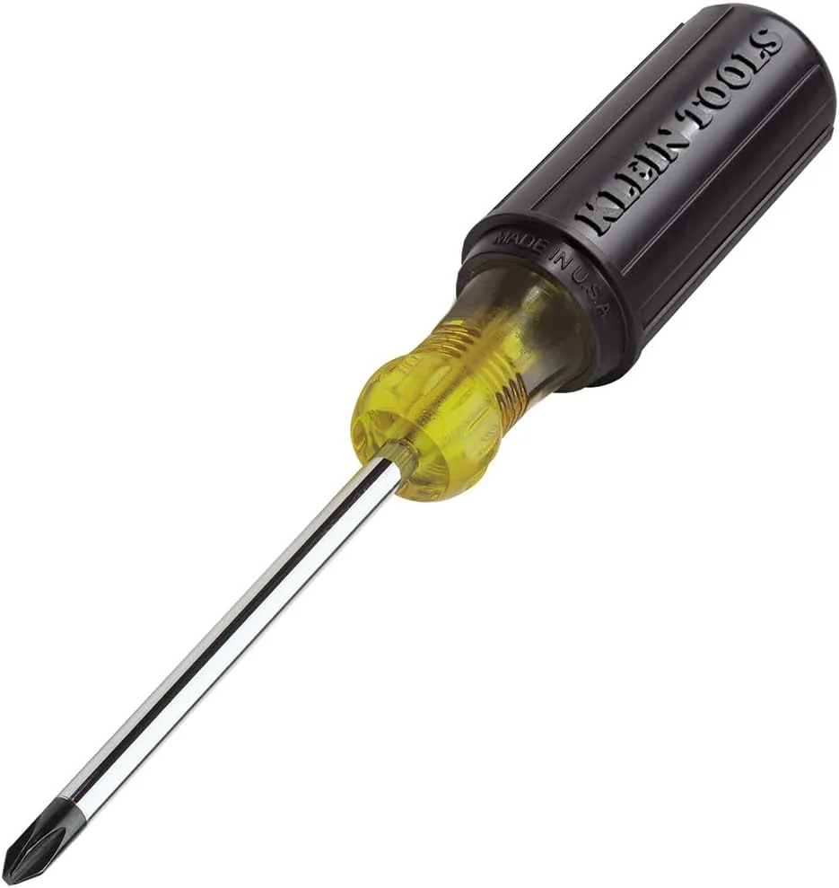 Klein Tools 603-4 #2 Phillips Screwdriver, 4-Inch Round Shank - Image 4