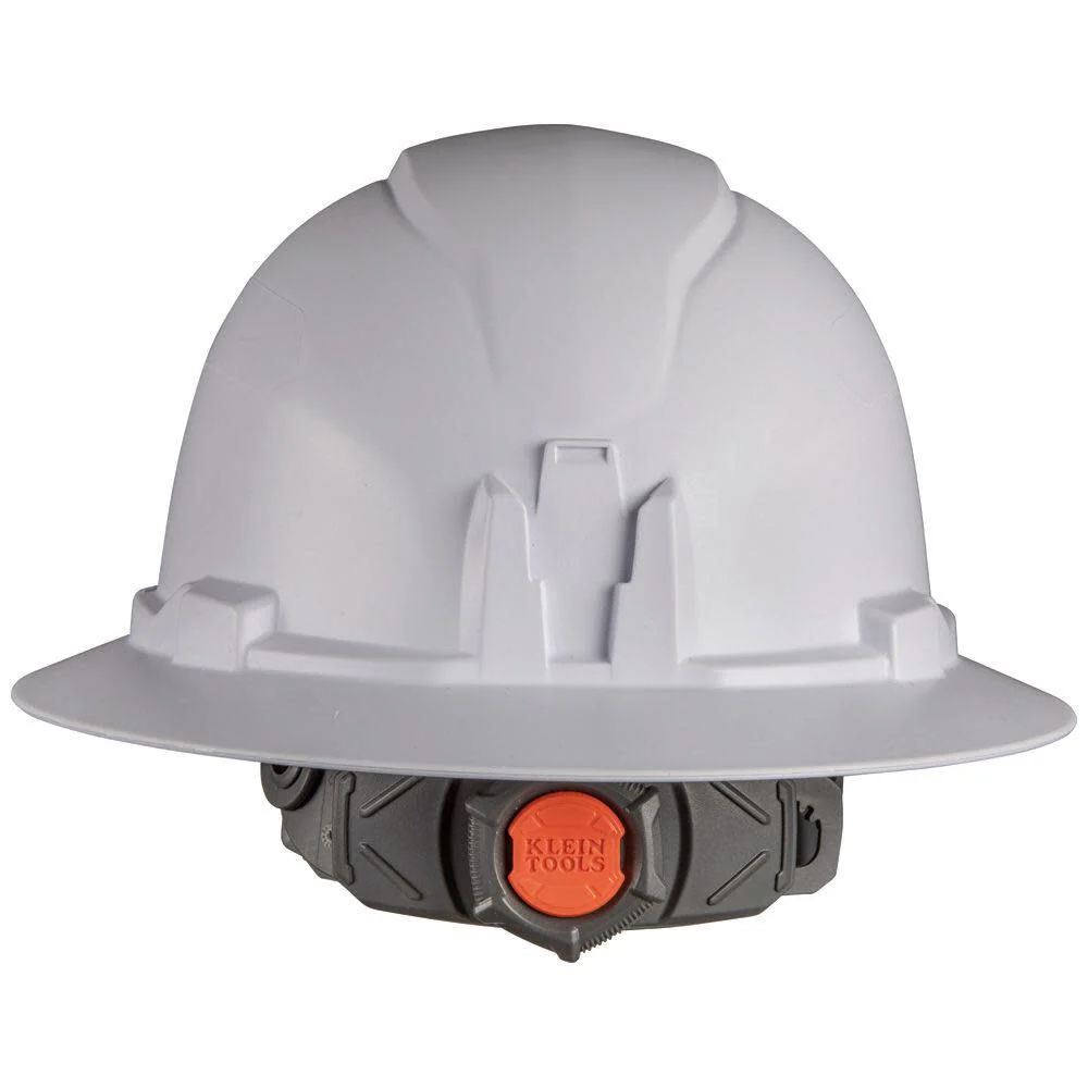 Klein Tools 60406RL Hard Hat, Rechargeable Headlamp, Non-vented, Full Brim Style, Padded Self-Wicking Odor-Resistant Sweatband, Tested up to 20kV, White - Image 8