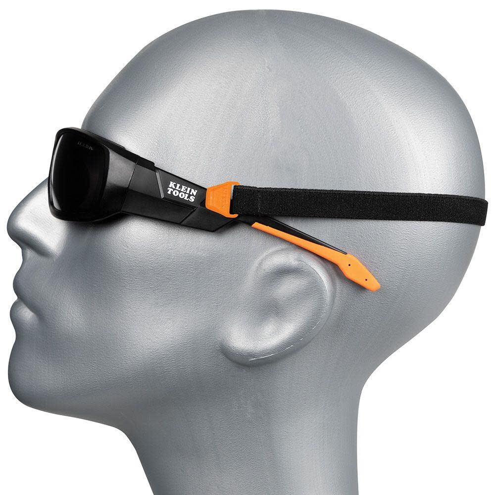 Klein Tools 60471 Safety Glasses, ANSI Z87.1+ Pro Full Frame Gasket Safety Glasses, Gray Lens, UV Protection, Anti-Fog, Scratch Resistant - Image 7
