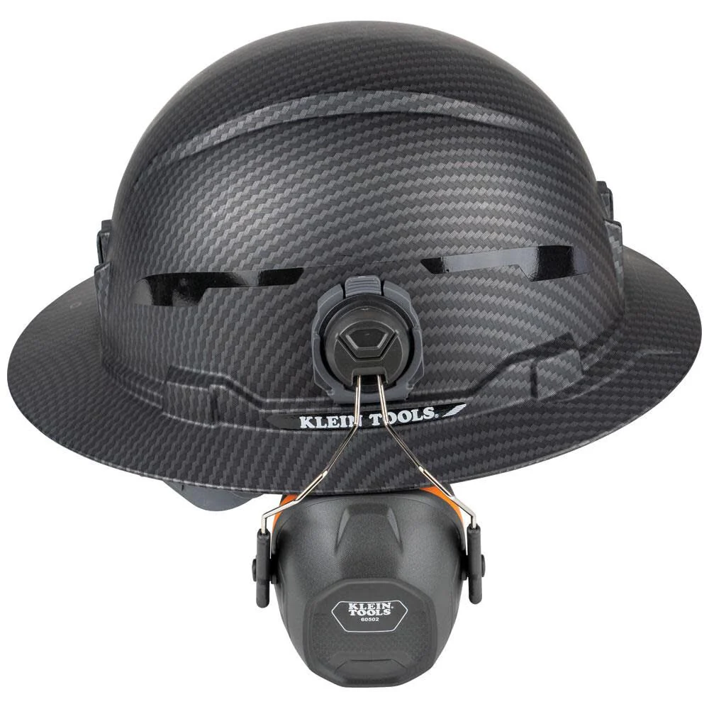 Klein Tools 60502 Earmuffs, Full Brim Hard Hat Attachment, 26dB Noise Protection, for Construction, Manufacturing, Maintenance, Woodworking - Image 9