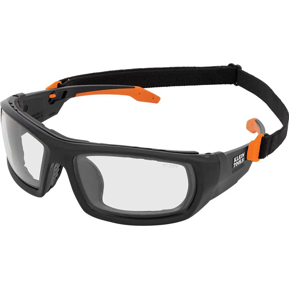 Klein Tools 60538 Gasket Safety Glasses, Professional PPE Protective Eyewear, Full Frame, Scratch Resistant, Anti-Fog, Indoor/Outdoor Lens - Image 5