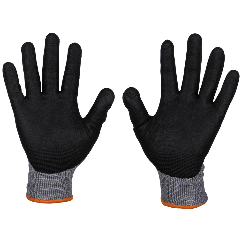 Klein Tools 60589 Knit Dipped Gloves, Cut Level A4, Touchscreen, Large, 2-Pair - Image 11