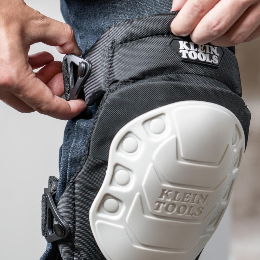 Klein Tools 60846 Knee Pad for Men and Women, Non-Marring, Gel-Like Padding, Adjustable Straps, Great for Construction and Flooring - Image 7