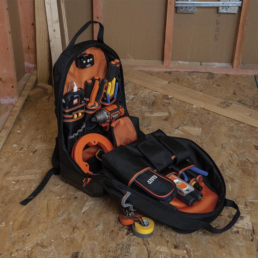 Klein Tools 62201MB MODbox Electrician's Tool Backpack, Customizable Mobile Workstation with 32 Pockets for Maximum Tool Storage - Image 7
