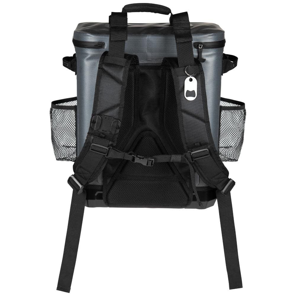 Klein Tools 62810BPCLR Cooler Backpack, 30 Cans Insulated Backpack Cooler, Rugged Bottom, Ideal for Jobsite, Hunting, Camping or Beach - Image 8
