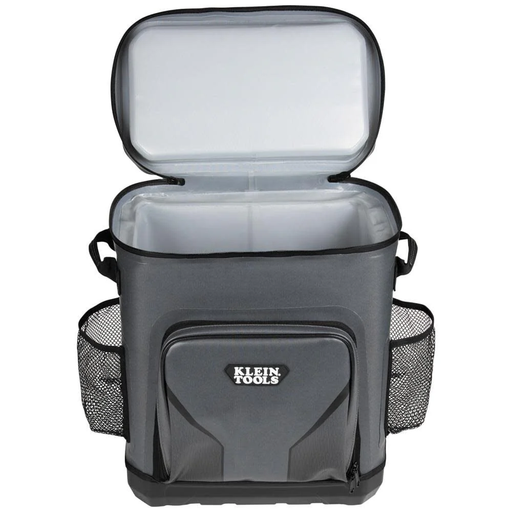 Klein Tools 62810BPCLR Cooler Backpack, 30 Cans Insulated Backpack Cooler, Rugged Bottom, Ideal for Jobsite, Hunting, Camping or Beach - Image 9