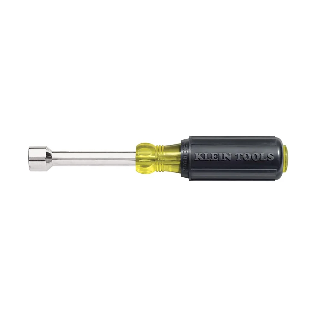 Klein Tools 630-1/4 1/4-Inch Nut Driver 3-Inch Shaft Cushion-Grip