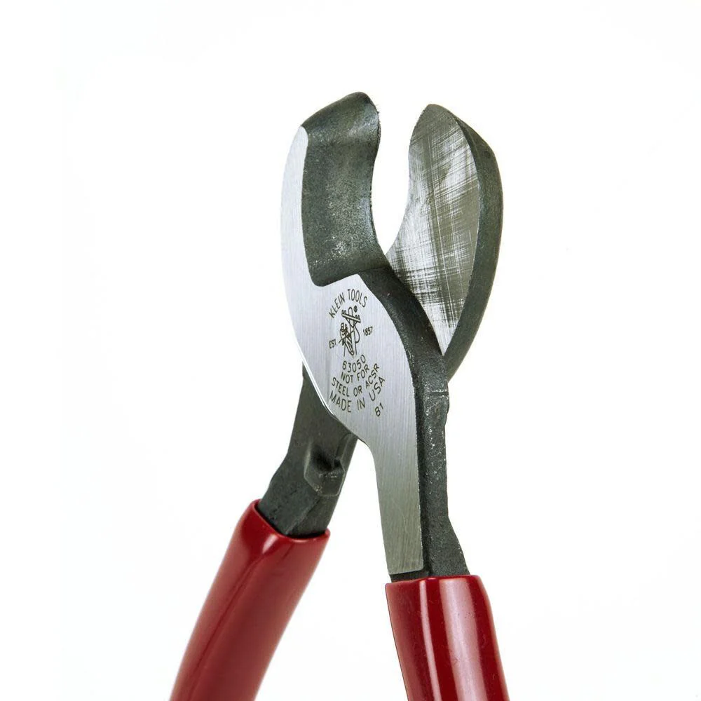 Klein Tools 63050 Cable Cutter, Made in USA, Heavy Duty Cutter for Aluminum, Copper, and Communications Cable - Image 4