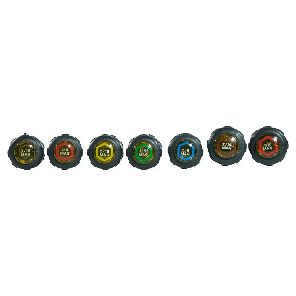 Klein Tools 631M Tool Set, Made in USA, Magnetic Nut Drivers Sizes 3/16, 1/4, 5/16, 11/32, 3/8, 7/16 and 1/2-Inch on 3-Inch Full Hollow Shaft, 7-Piece - Image 6