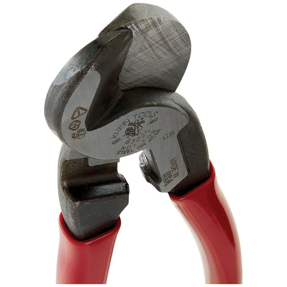 Klein Tools 63225 Cable Cutter, 9-Inch High Leverage Cutter for Aluminum, Copper and Communication Cable - Image 9
