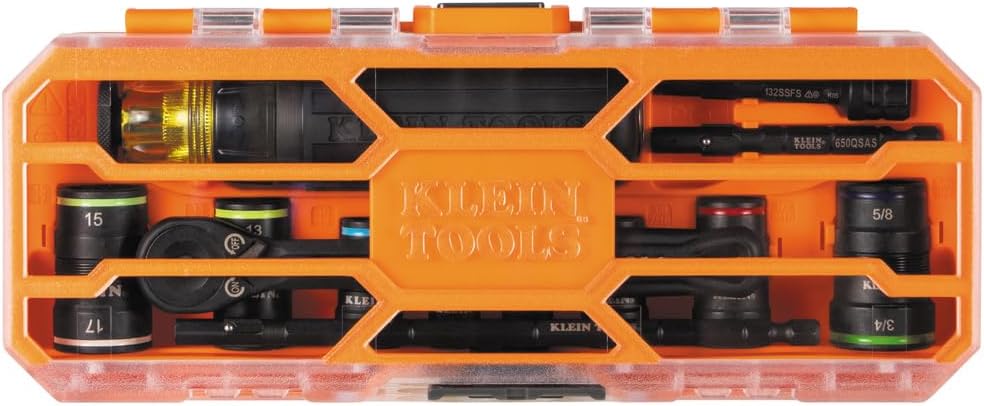Klein Tools 65242 Flip-16 KNECT Ratcheting Impact Flip Socket Screwdriver Set - Image 9