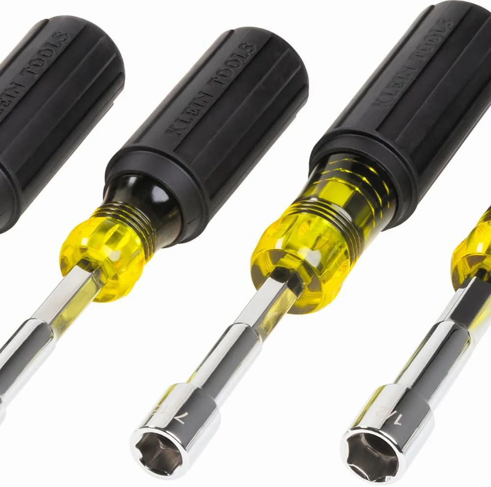 Klein Tools 65456 Color-Coded Hollow-Shaft Heavy-Duty Nut Driver Set, 6-Piece - Image 6