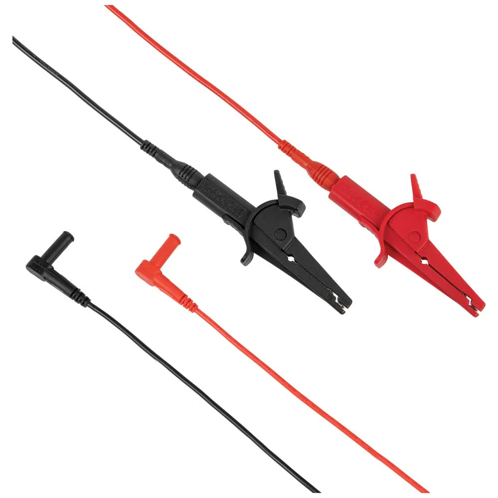 Klein Tools 69381 Alligator Clip Test Leads, Heavy-Duty Replacement Meter Leads, for All Meters Using Banana Plug Meter Leads, 3-Foot - Image 4
