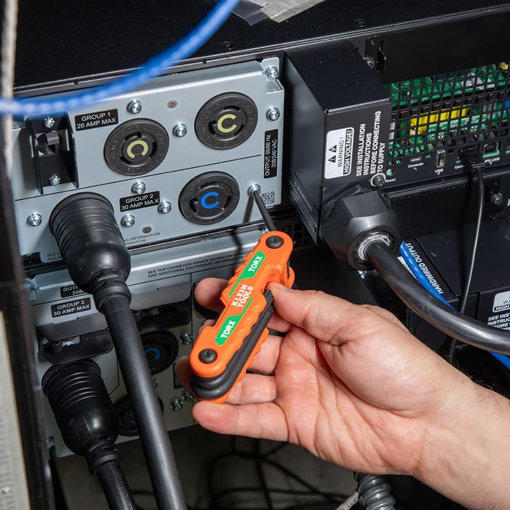 Klein Tools 70543 Compact Folding Hex Key Set, 25-Key, SAE, Metric, TORX Sizes, 3-Piece - Image 9