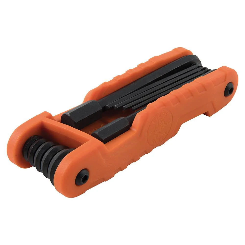Klein Tools 70553 3-Piece Pro Folding Hex Key Set, Metric, SAE, Torx Sizes, 31 Keys, Industrial Strength Heat Treated Alloy Steel - Image 3