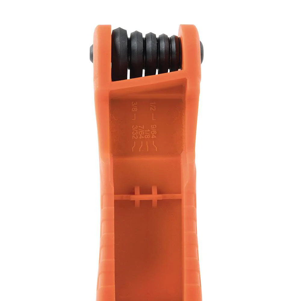 Klein Tools 70553 3-Piece Pro Folding Hex Key Set, Metric, SAE, Torx Sizes, 31 Keys, Industrial Strength Heat Treated Alloy Steel - Image 5