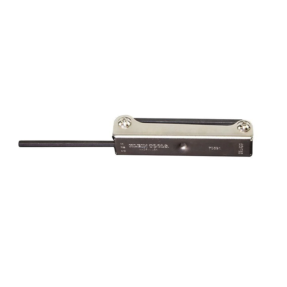 Klein Tools 70591 Folding Hex Key Set, 9-Key, SAE Sizes - Image 6