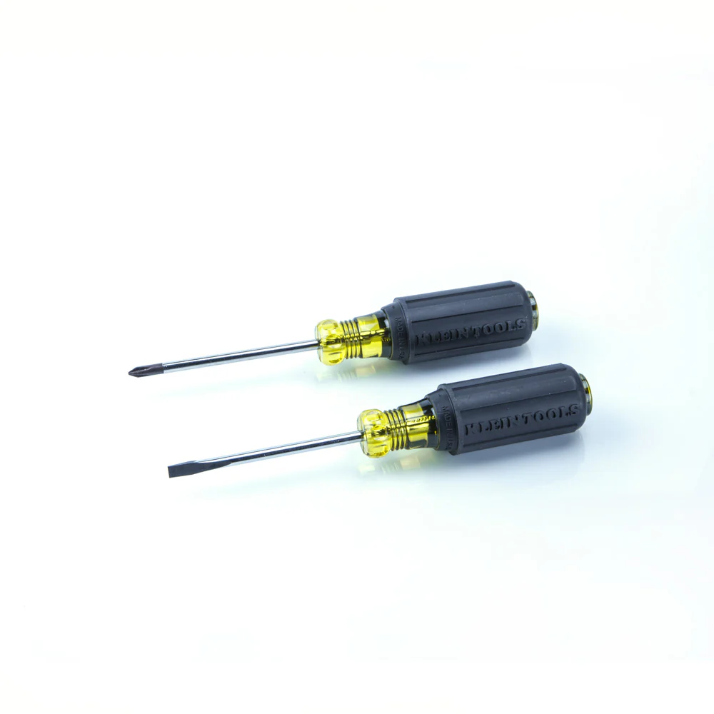 Klein Tools 85078 Screwdriver Set, 4 Phillips, 4 Flat Head Tips, Non-Slip Cushion Grip, Made in USA, All-Purpose Screwdriver Kit, 8-piece - Image 7