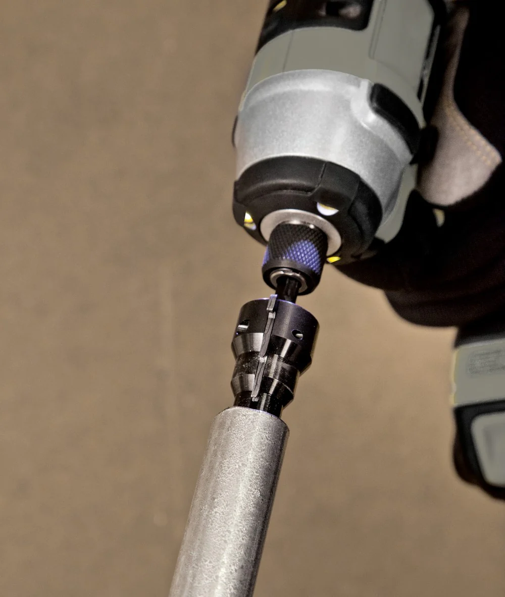 Klein Tools 85091 Power Conduit Reamer with Improved Bit Retention, 1/2-, 3/4- and 1-Inch, Made in USA - Image 5