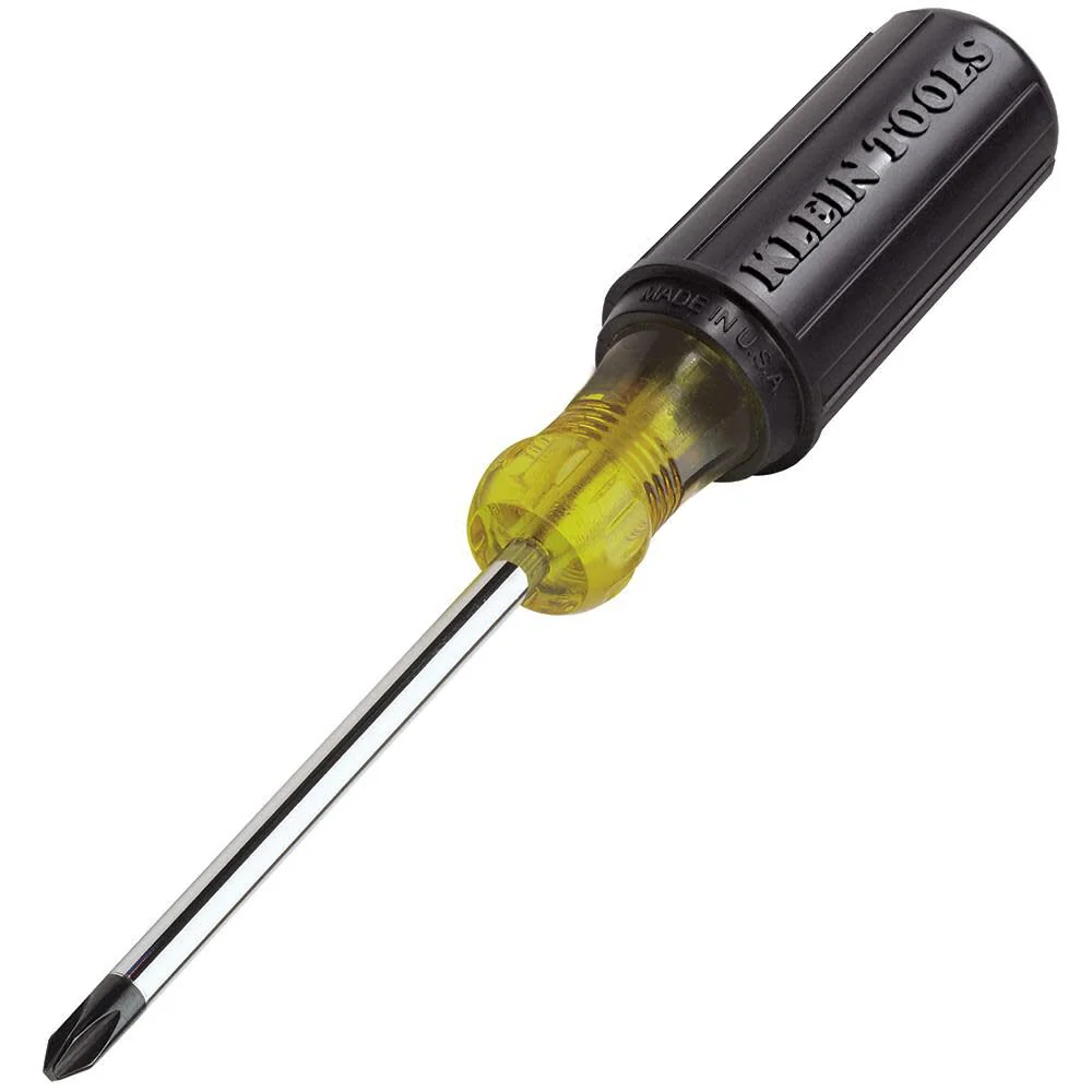 Klein Tools 85442 Screwdriver 2-Piece Set, Made in USA, 1/4 Keystone and #2 Phillips, Cushion Grip, Round and Square Shank, Heat Treated, Meets or Exceeds ASME/ANSI - Image 9